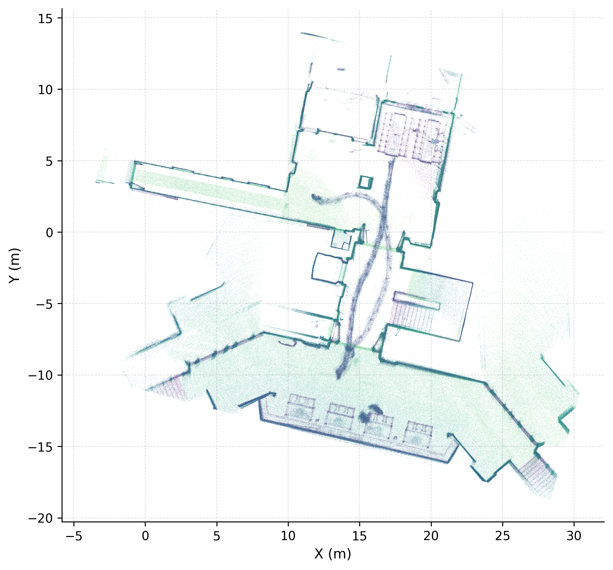 Floor B &mdash; top-down 2D map